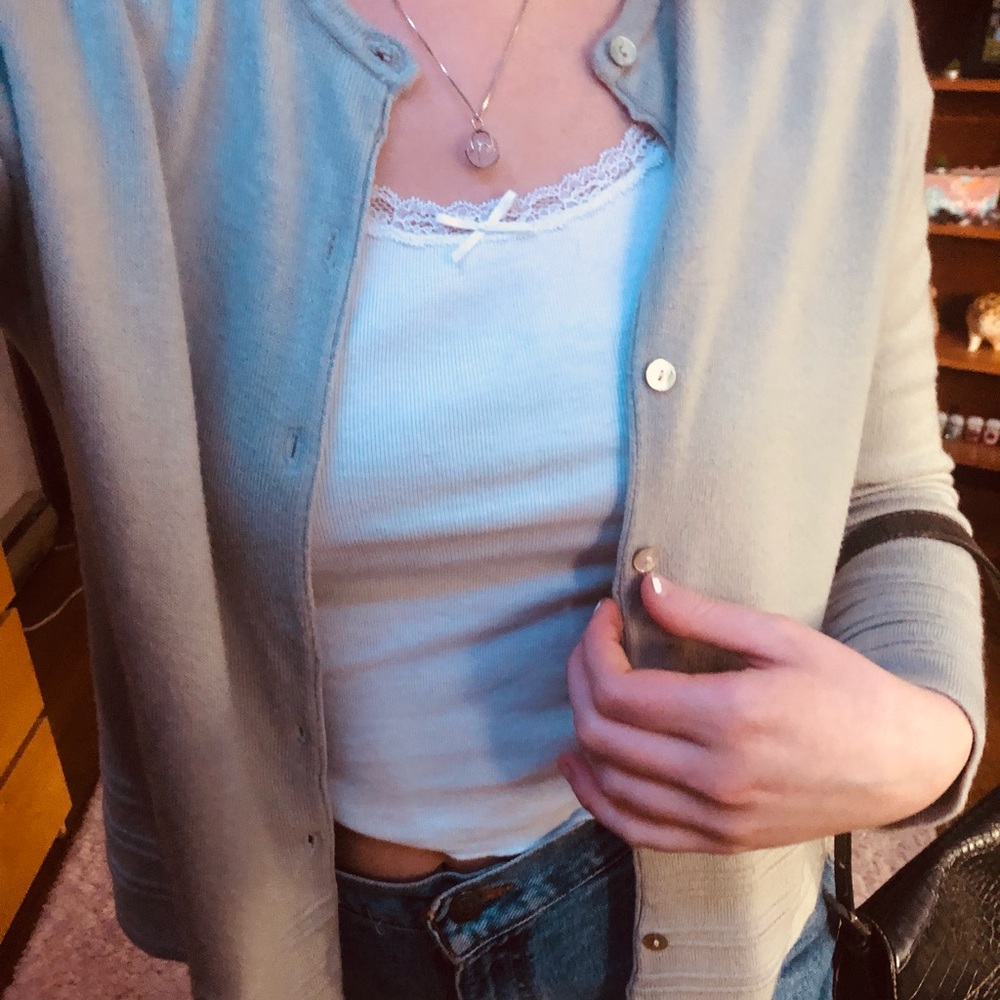 Grey Cardigan